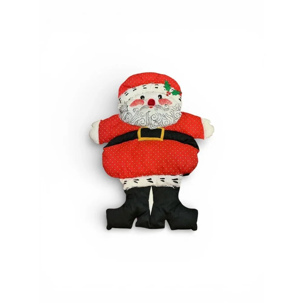 Vintage Handmade Santa Claus Door Hanging Decoration 21.5